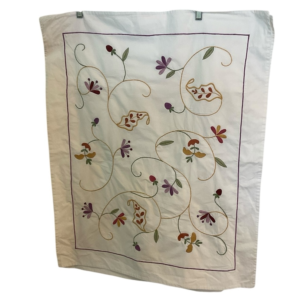 Pottery Barn Embroidered pillow shams